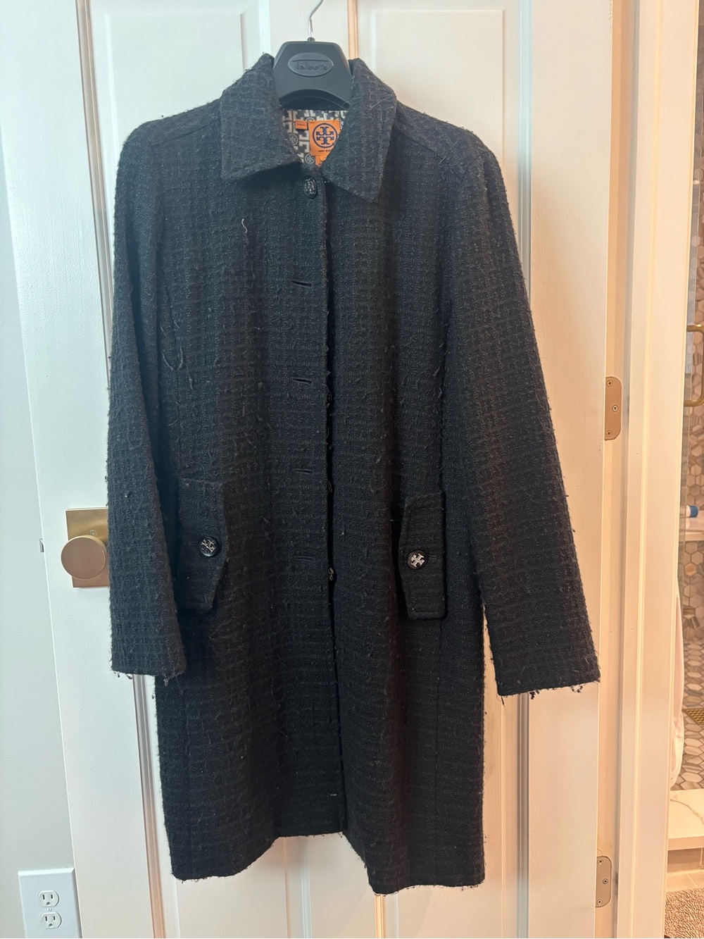 Tory Burch Classic Black Coat